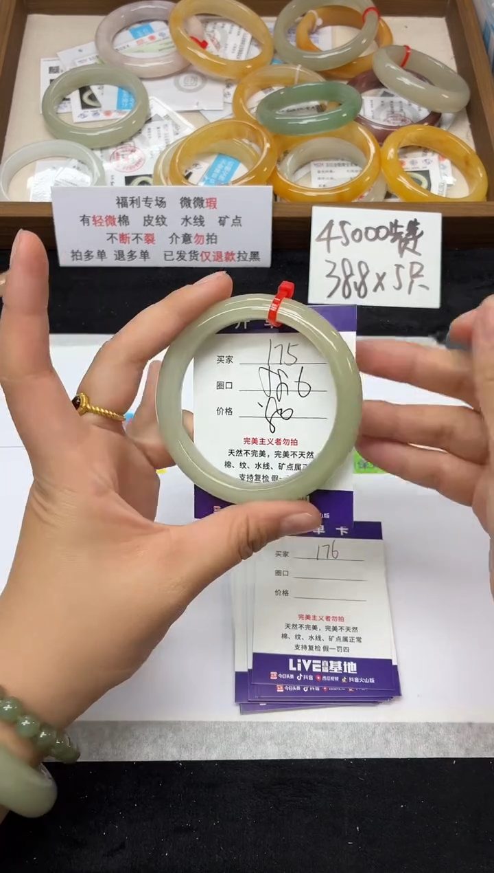 未镶嵌手镯石英质玉175