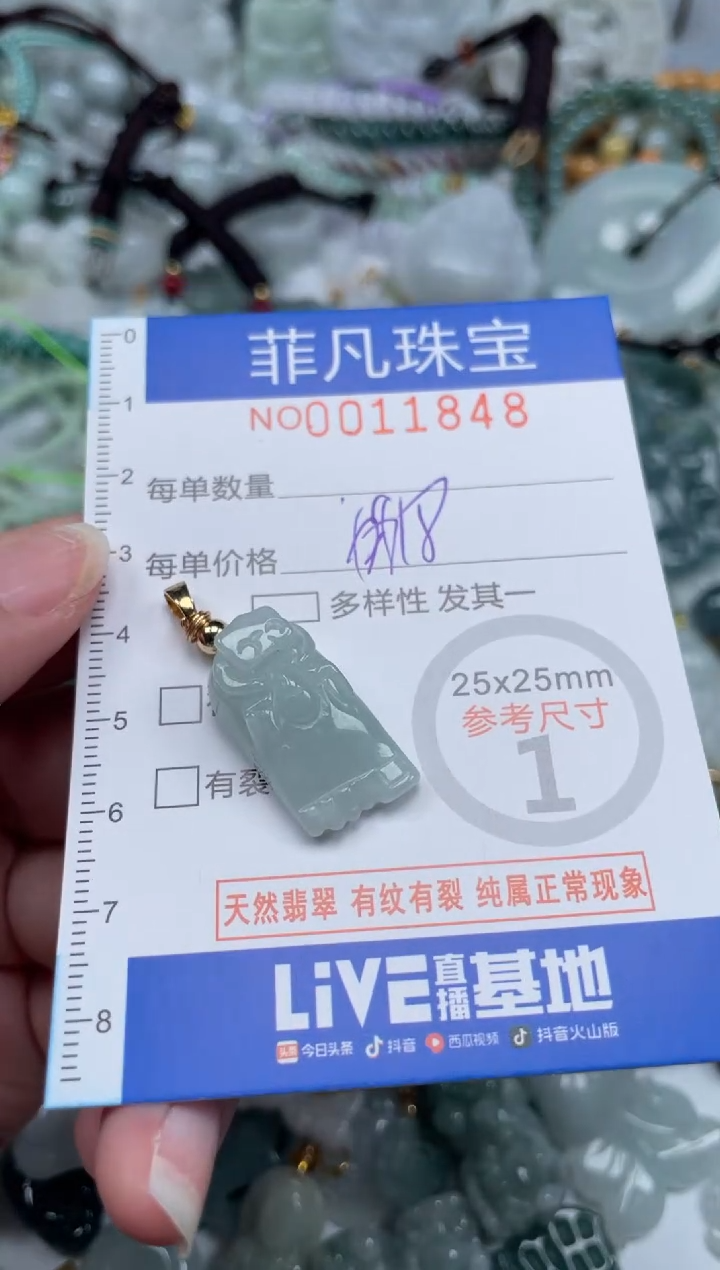 颈饰未镶嵌翡翠11848