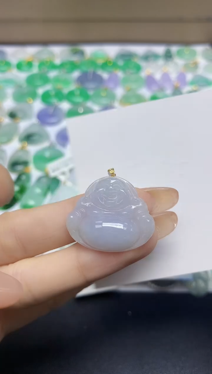 颈饰未镶嵌翡翠天然缅甸翡翠A货翡翠百元以上9元证书费自理