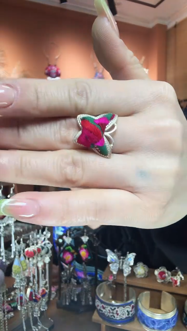 刺绣纯手工民族风戒指