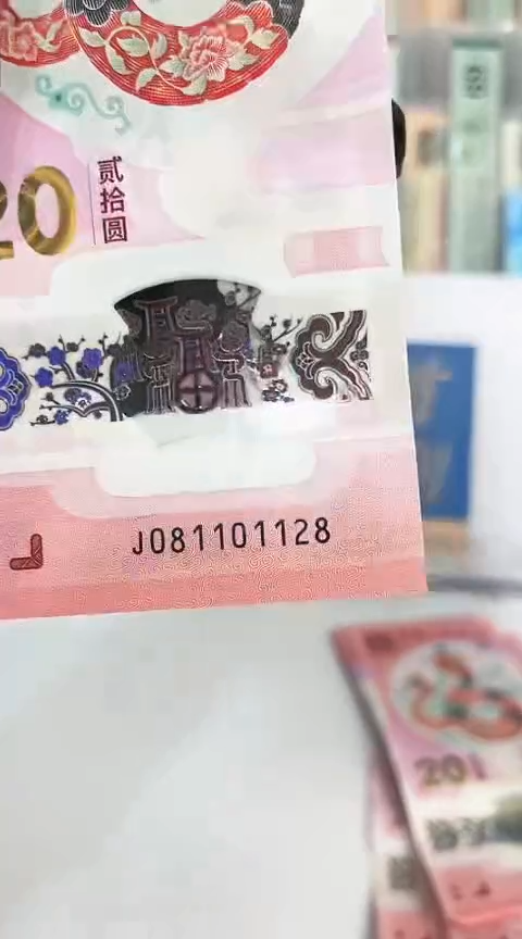 【闪购商品】塑料蛇钞包67分单张号码081101128