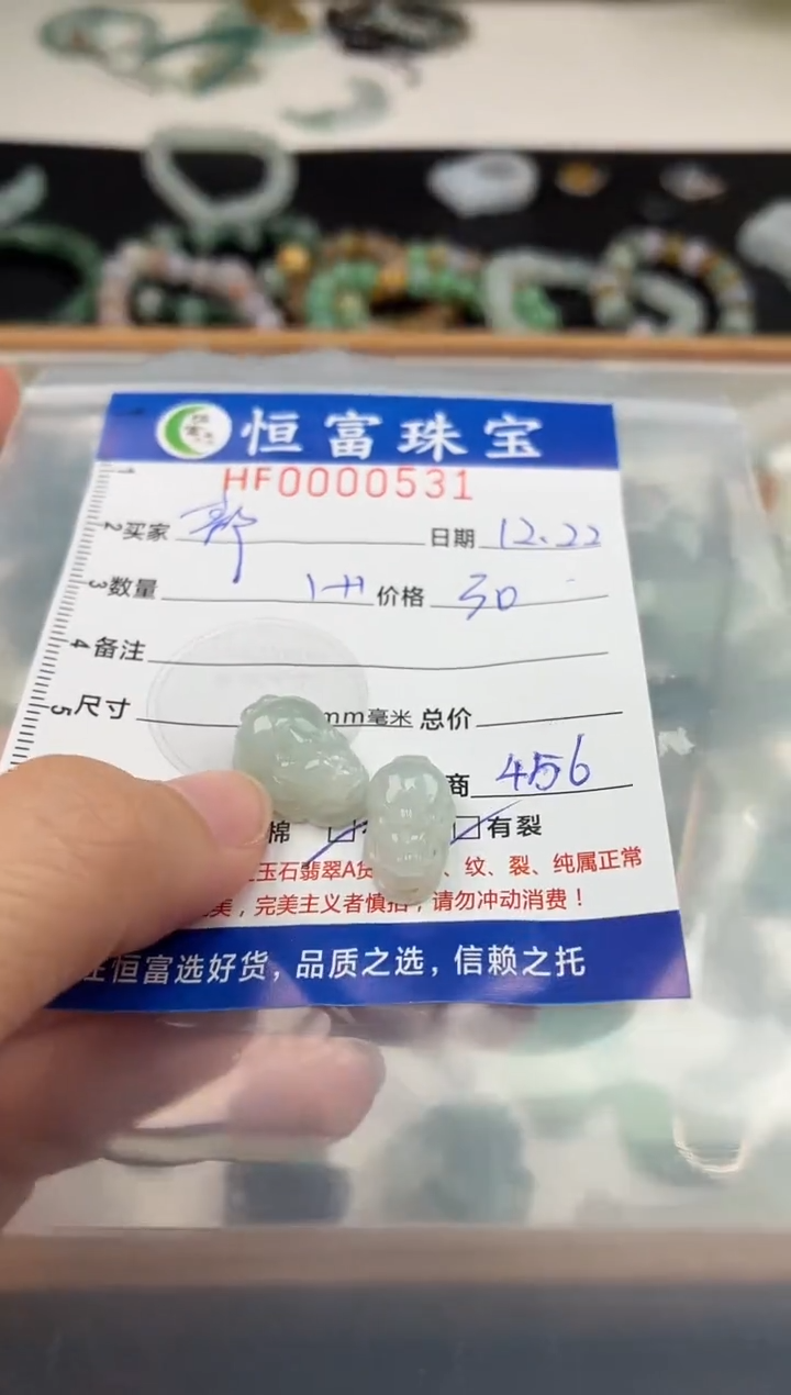 颈饰未镶嵌翡翠静***洛翡翠挂件貔貅531