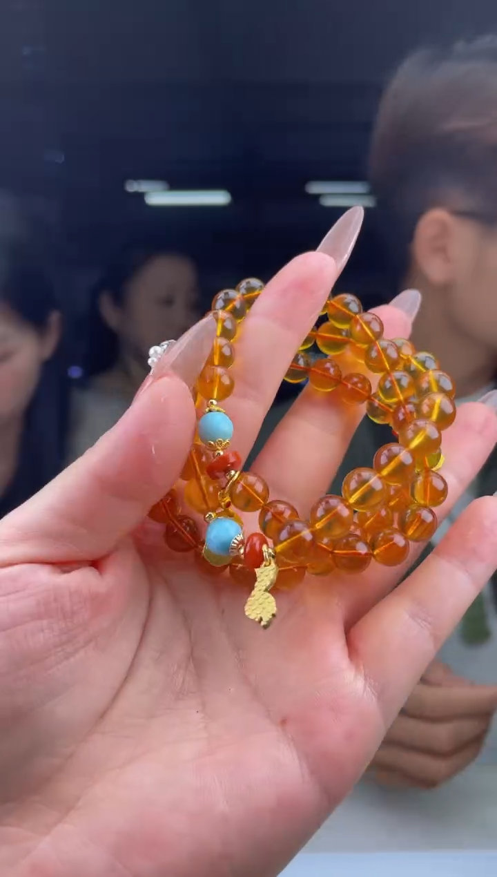 【闪购商品】定制琥珀天然琥珀多样性发其一