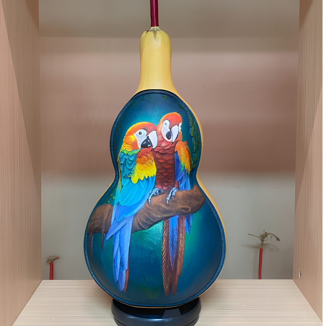 于福记非遗传人于老师纯手工手绘葫芦一物一拍