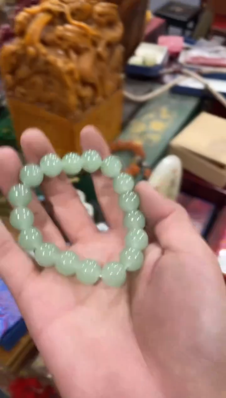 手串未镶嵌和田玉（青白玉）06