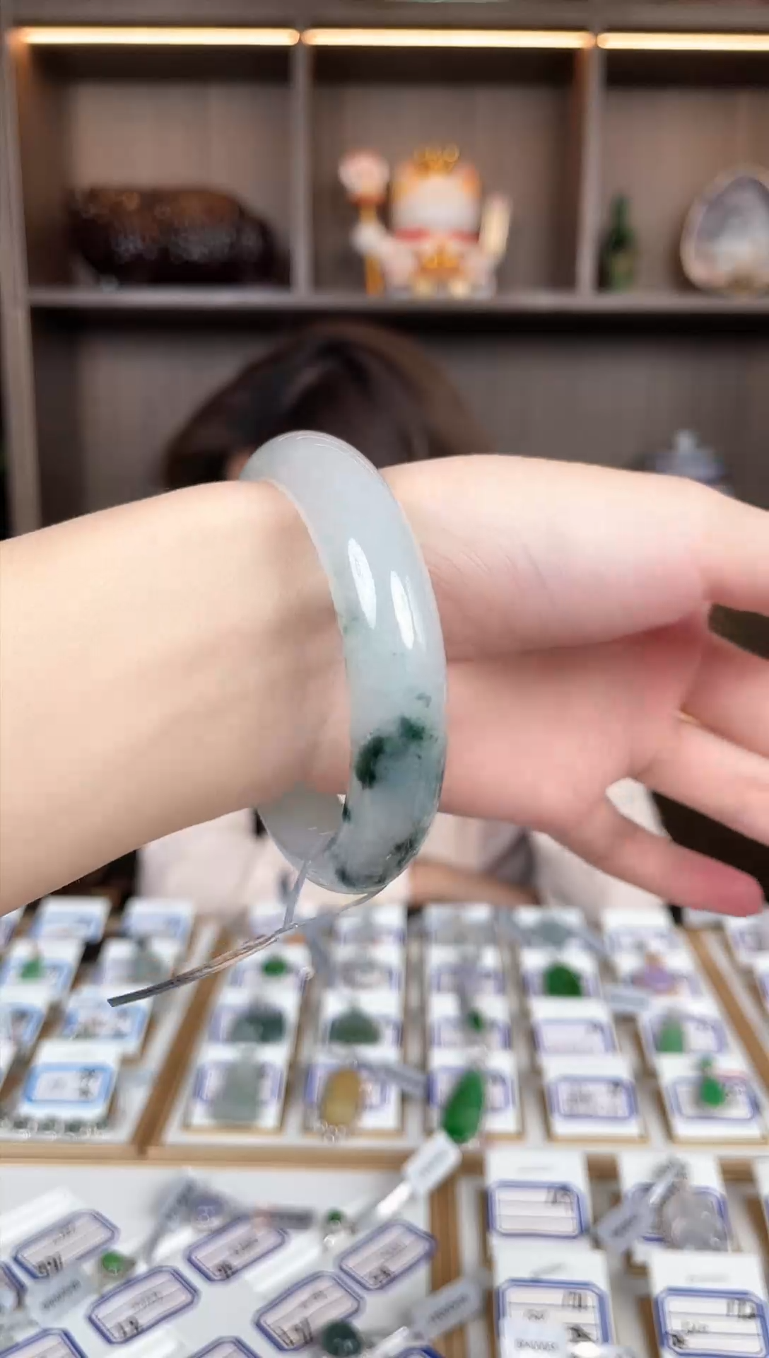 【闪购商品】翡翠手镯未镶嵌【宝妈珠宝精选】BM00139天然翡翠