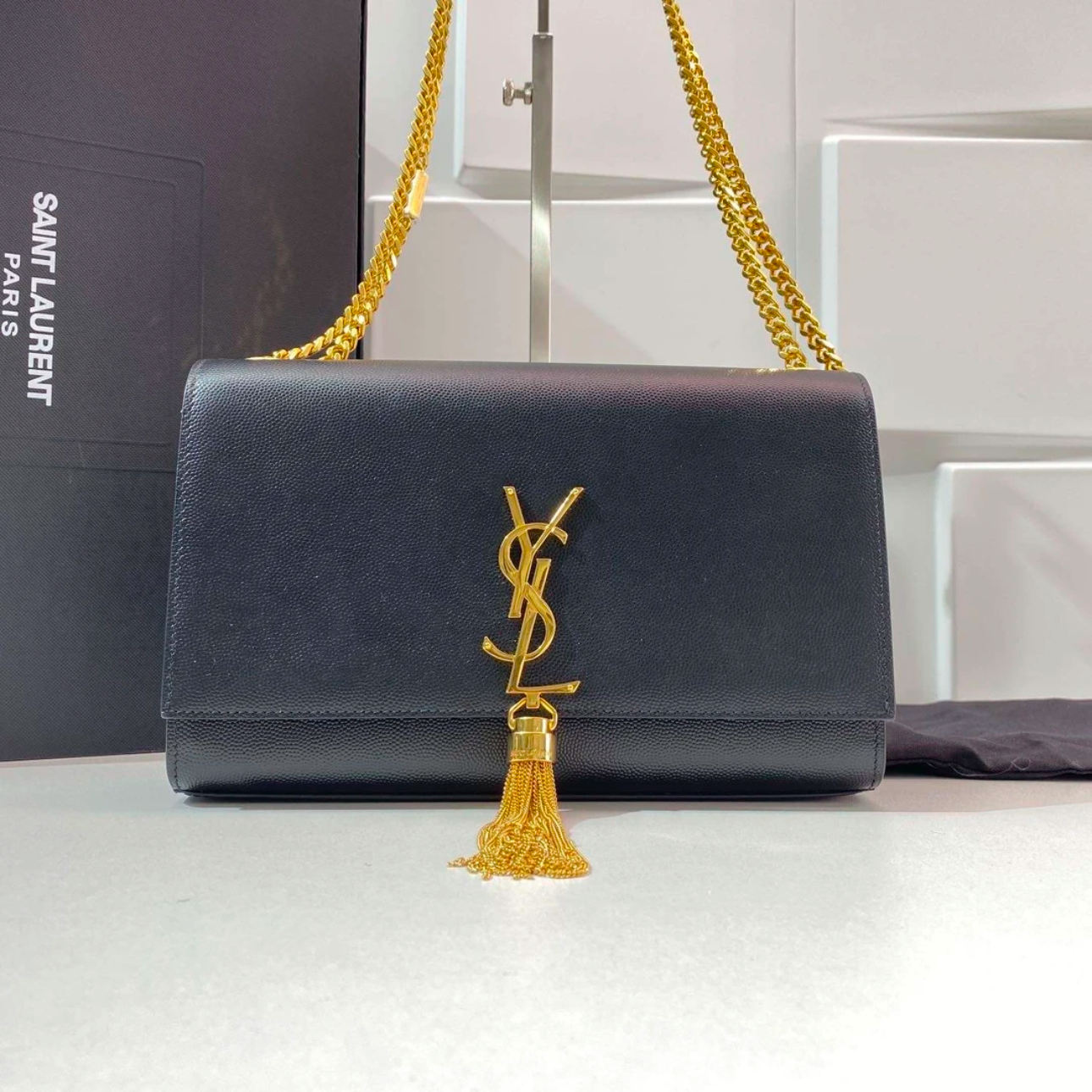 99新 YSL/圣罗兰 【诗诗】YSL圣罗兰流苏鱼子酱流苏KATE THHZ2807
