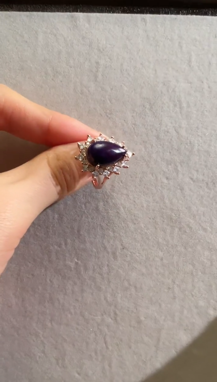 【闪购商品】苏纪石（舒俱来）戒指未镶嵌舒俱来