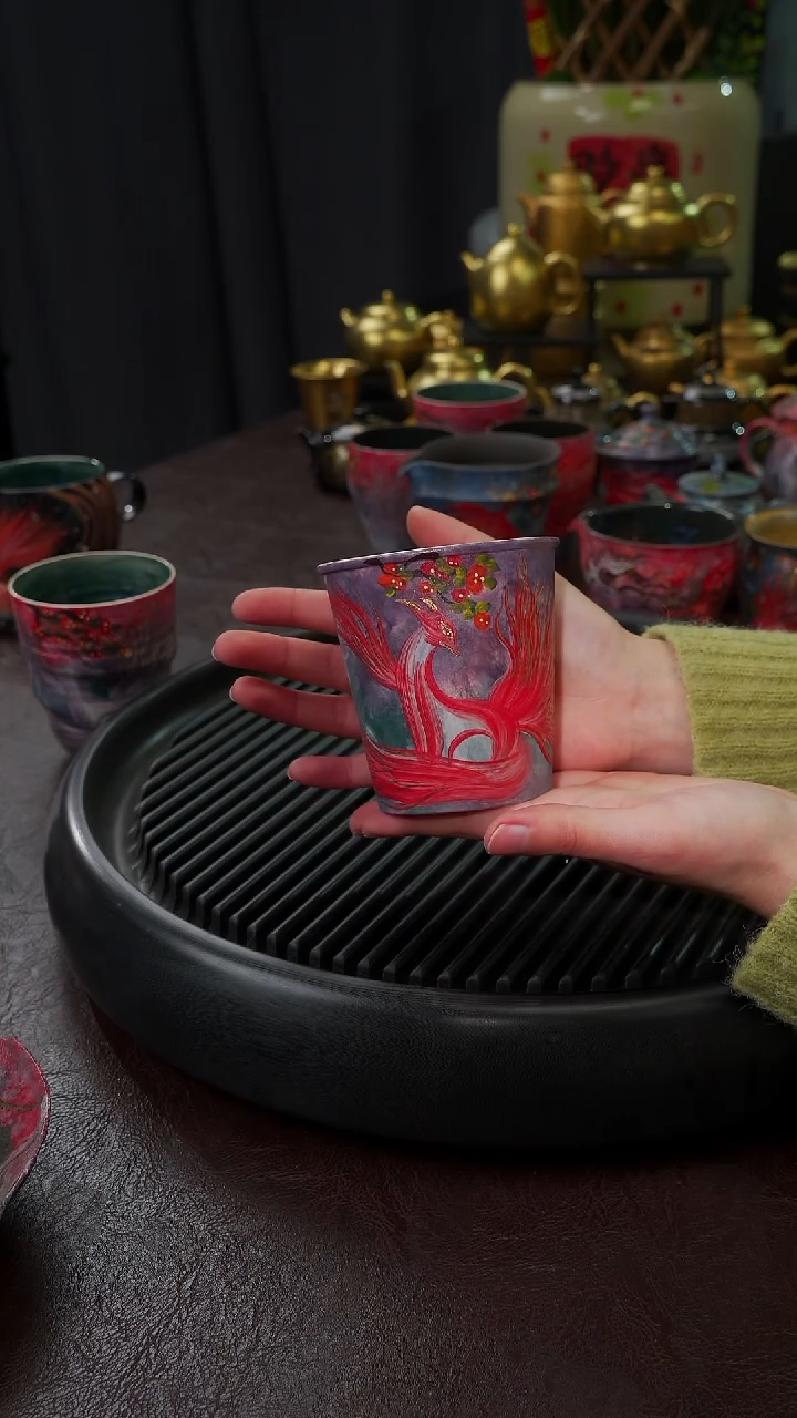 【闪购商品】杯【宜景窑山海经】杯子34