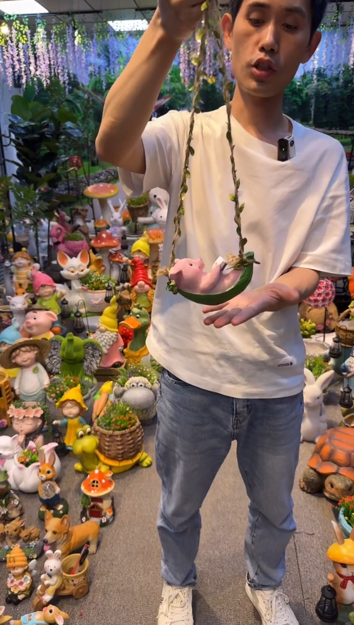 无花朵花园庭院摆件&00&