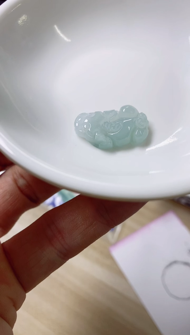 翡翠未镶嵌颈饰81天然缅甸翡翠A货貔貅