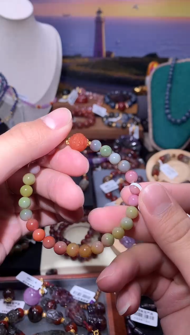 未镶嵌手串玛瑙/玉髓盐源玛瑙手串