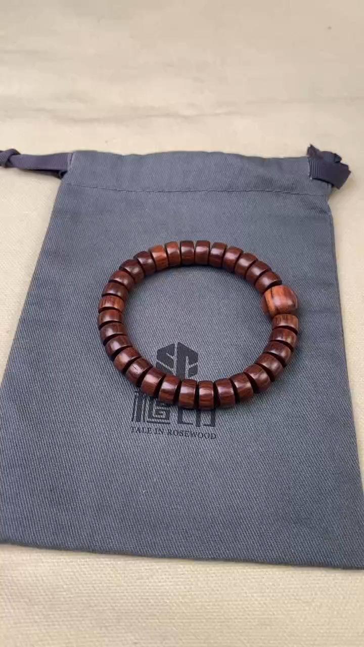 【闪购商品】黄花梨/降香黄檀手串/手链黄花梨 6x7