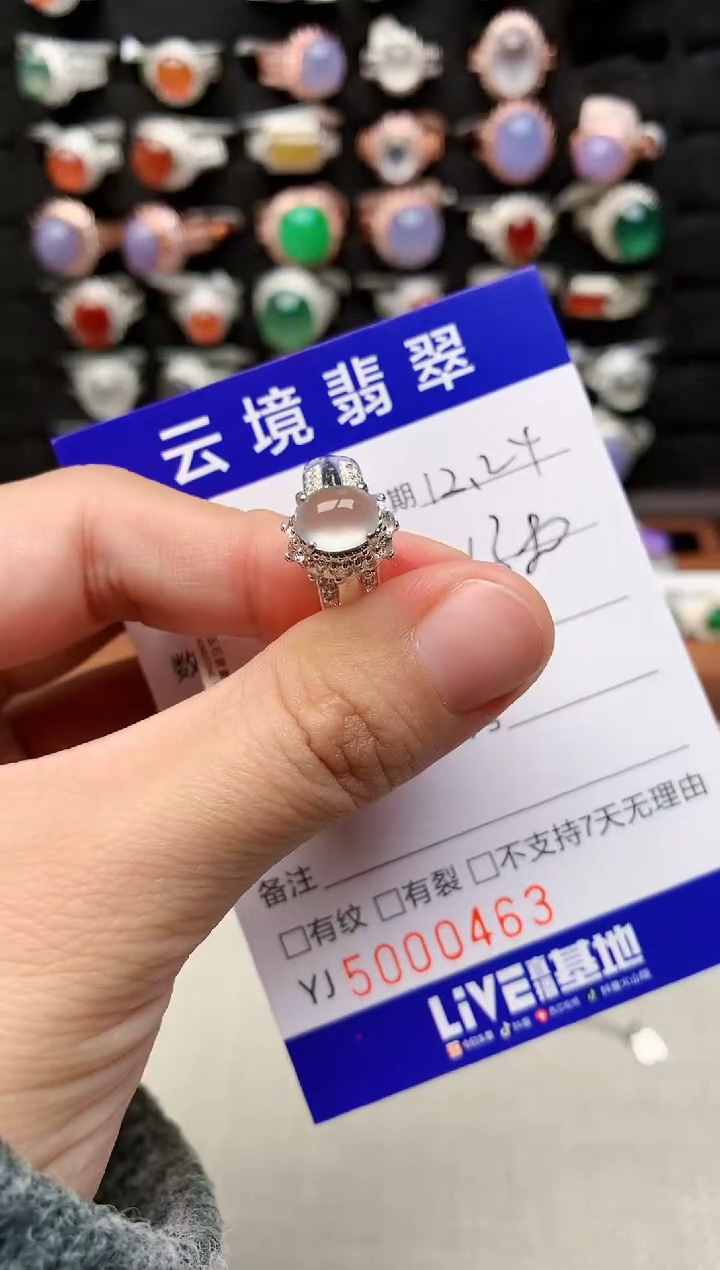 未镶嵌戒指翡翠0463