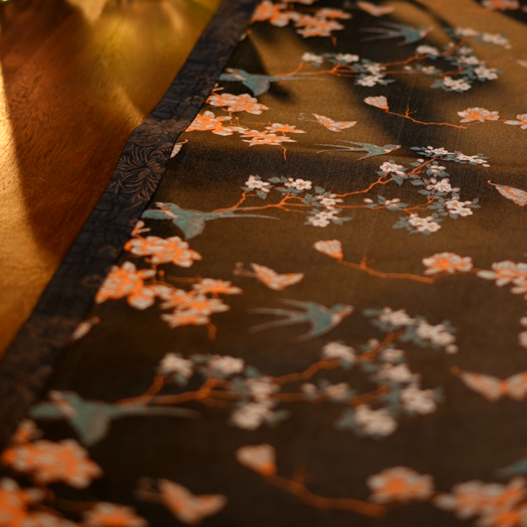  【陶珊居】杏林春燕茶席（大，100*33）（BJ0010）