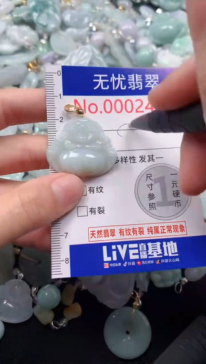 颈饰未镶嵌翡翠2455