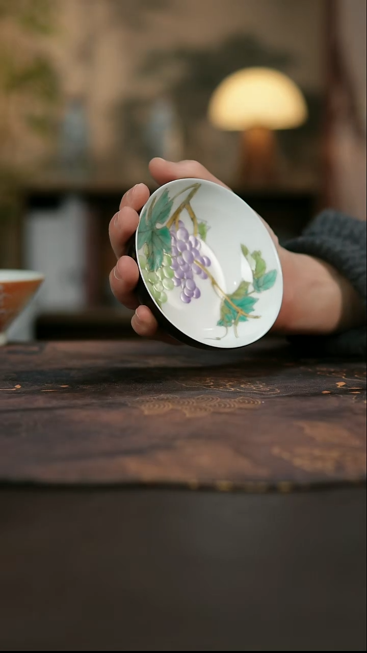 景德镇陶瓷杯碗柴烧多人