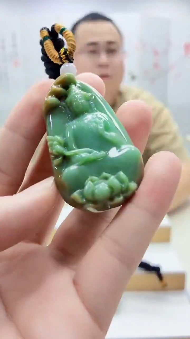 未镶嵌定制翡翠5167bb-毛货挂件16