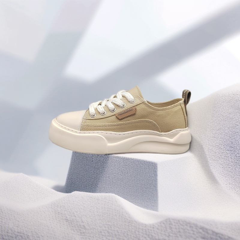 66288春季男士新款帆布百搭时尚潮鞋潮流