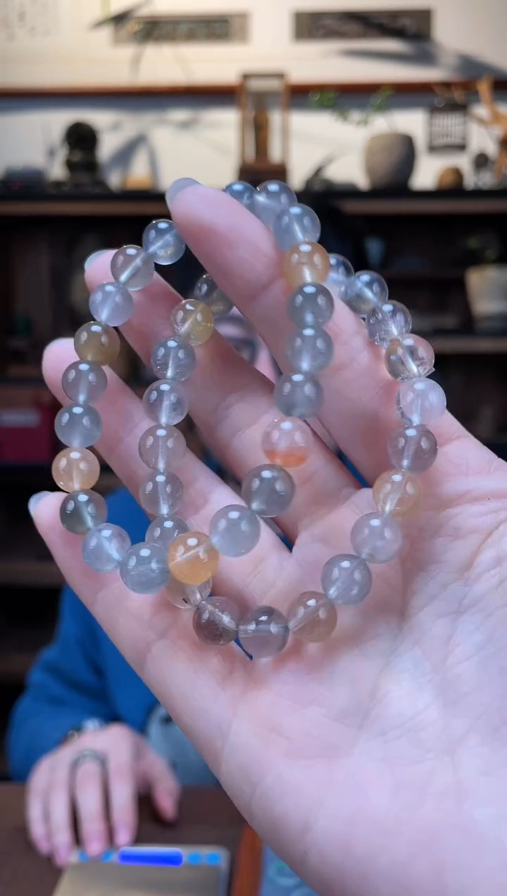【闪购商品】水晶手串未镶嵌兔毛多宝手串ZD多样性发一