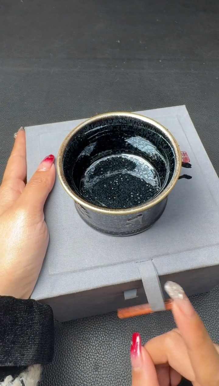 【闪购商品】茶盏建盏故事巫斌转转杯94