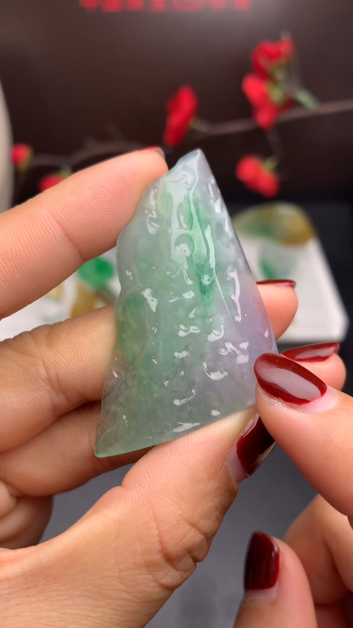 【闪购商品】定制翡翠未镶嵌         意境山水