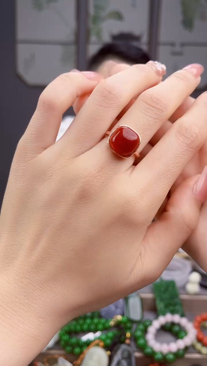 颈饰银S925镶嵌南红玛瑙多样性发货拍一单发一个