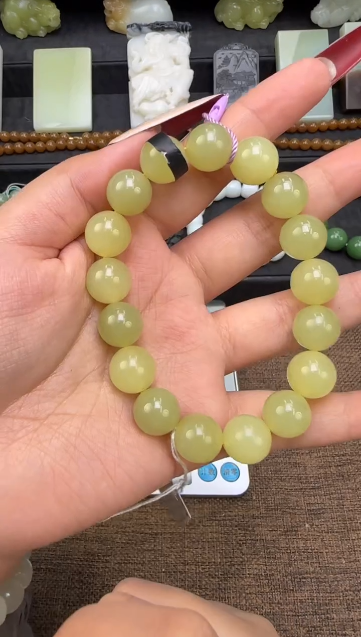 未镶嵌手串和田玉手串
