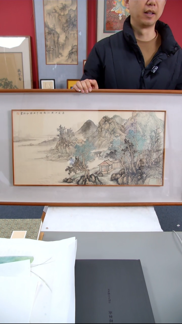 【闪购商品】国画琚红征《春风十里江南岸》装裱99*52