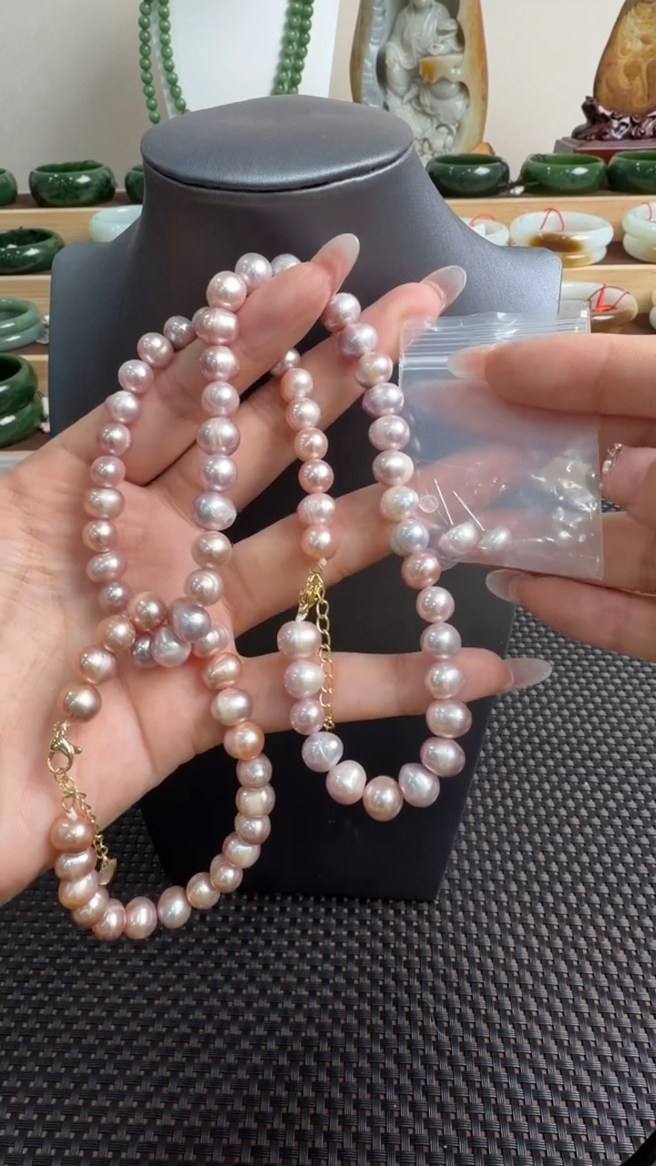 颈饰未镶嵌淡水珍珠套装