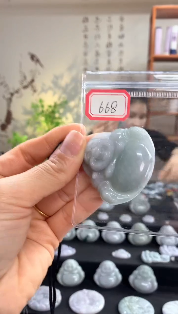 【闪购商品】翡翠颈饰未镶嵌佛公668