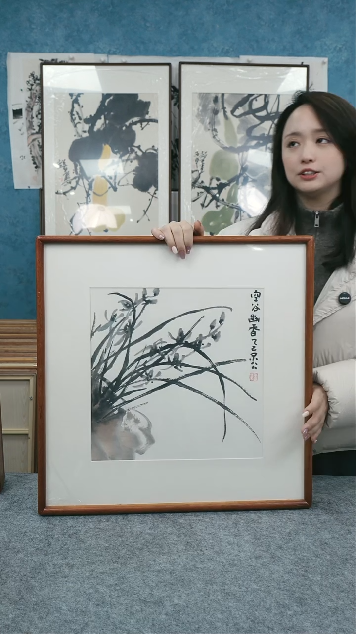 【闪购商品】国画50*50本土老师花鸟