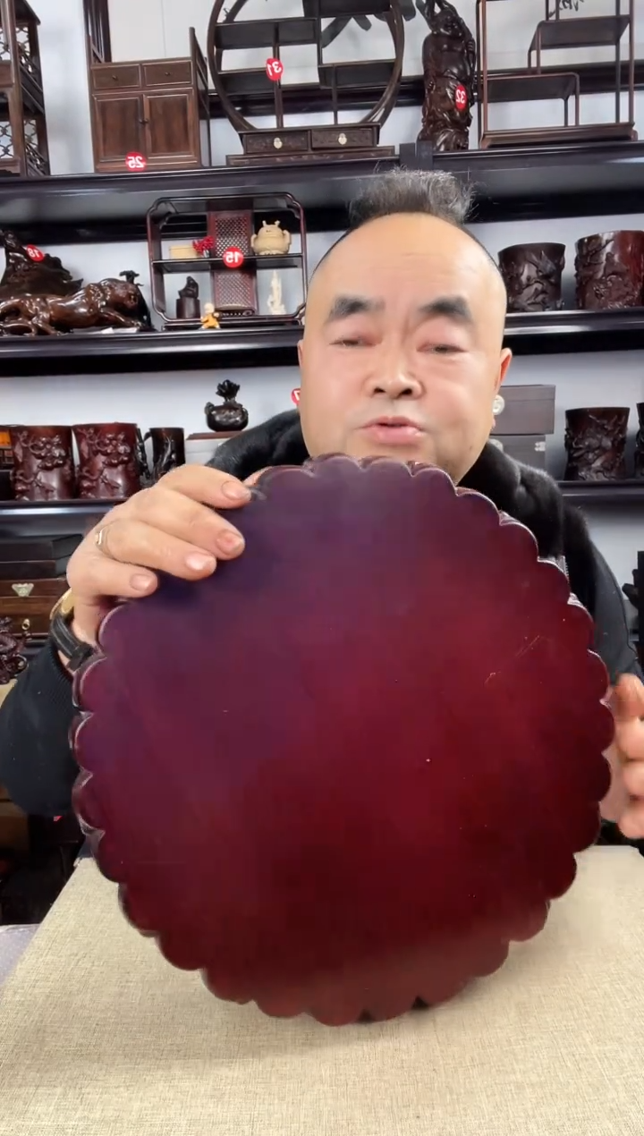 木老李红木工艺品64瑕疵