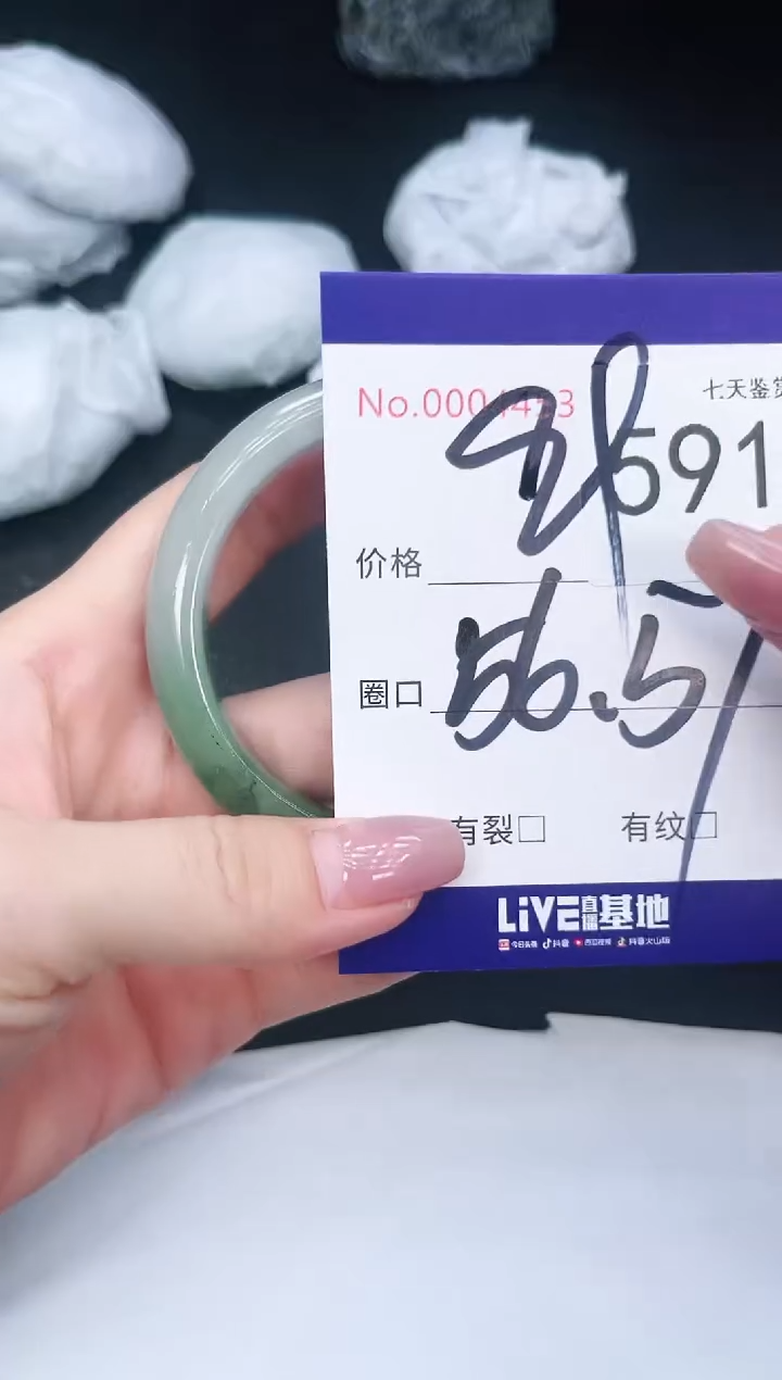 未镶嵌手镯翡翠591