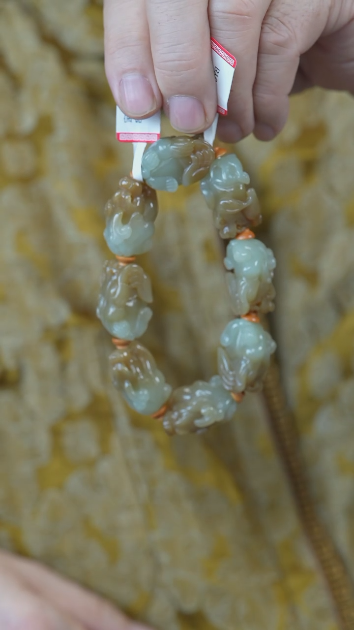 【闪购商品】和田玉手串未镶嵌貔貅