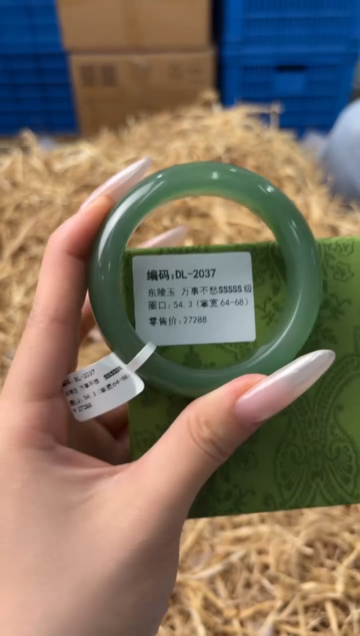 未镶嵌手镯石英质玉DL-2037