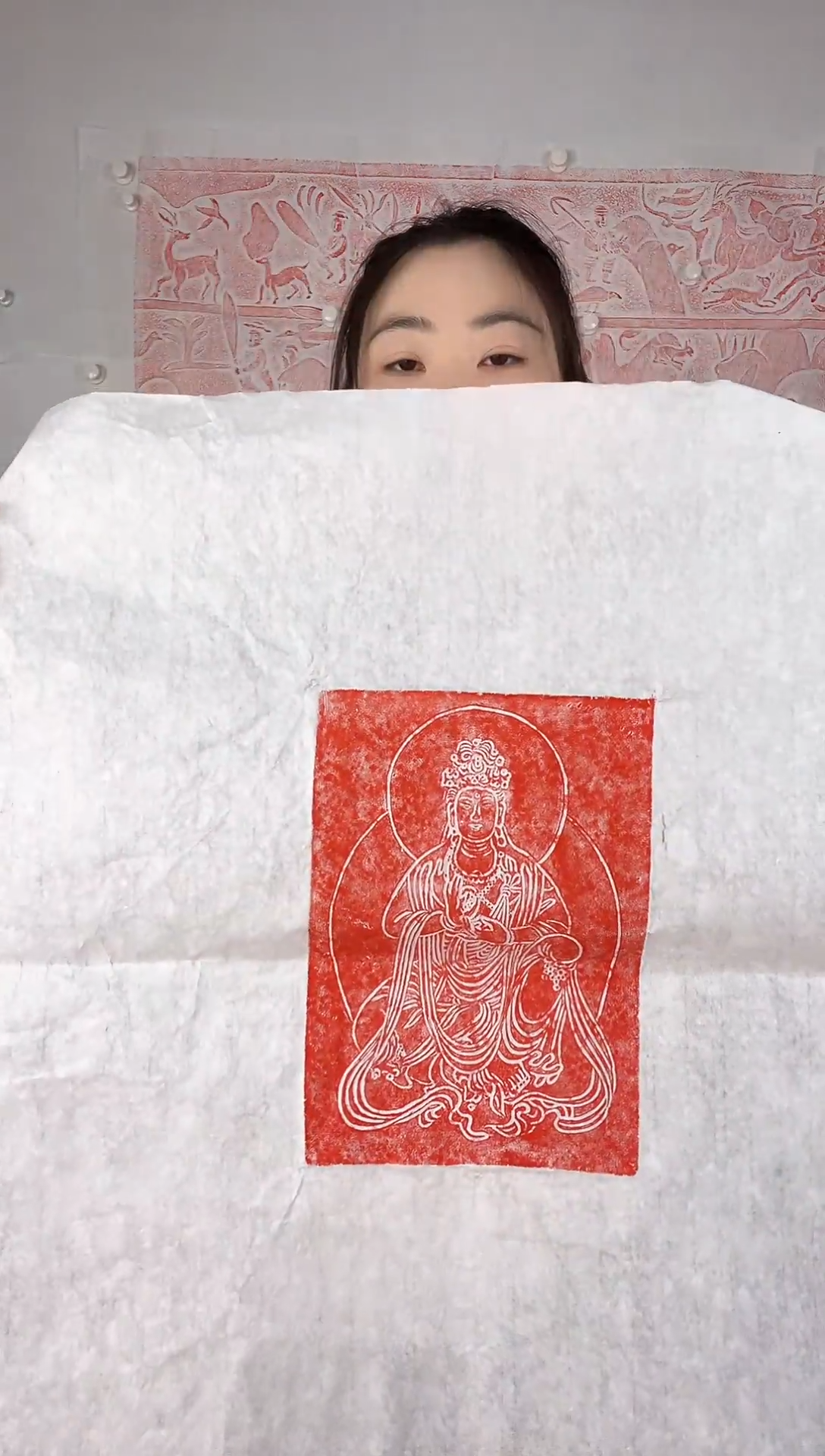 昌化石印石水月观音