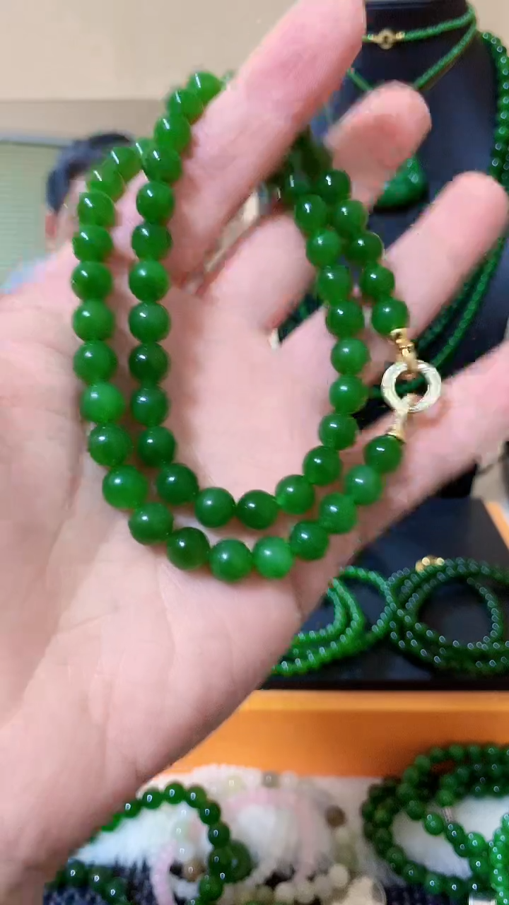 【闪购商品】和田玉（碧玉）项链未镶嵌8