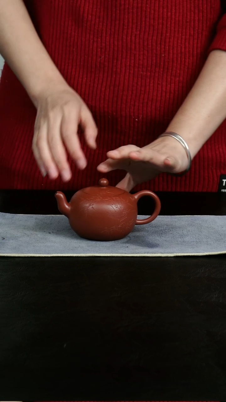 【闪购商品】紫砂茶壶一粒珠朱泥全手工