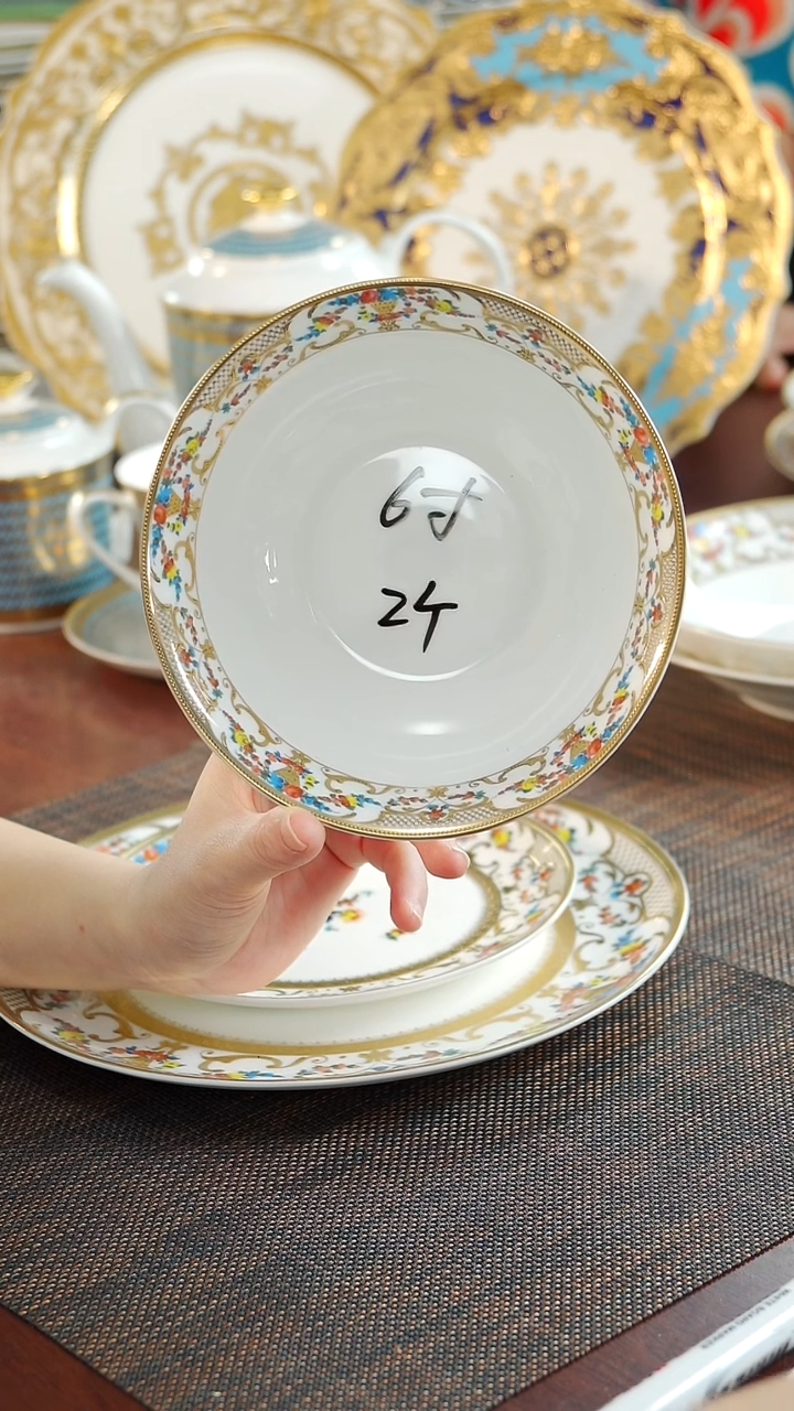 瓷片6英寸水果碗2个  福利价