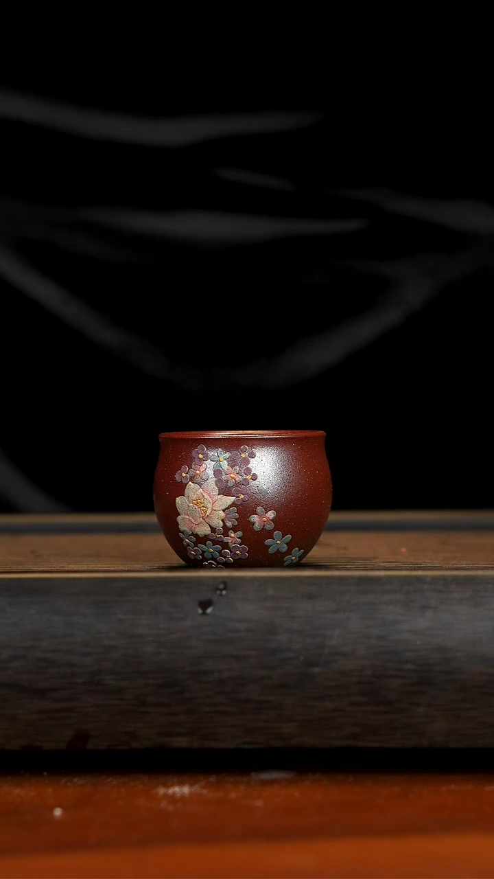 【闪购商品】紫砂茶壶念一紫砂  柴烧缸杯