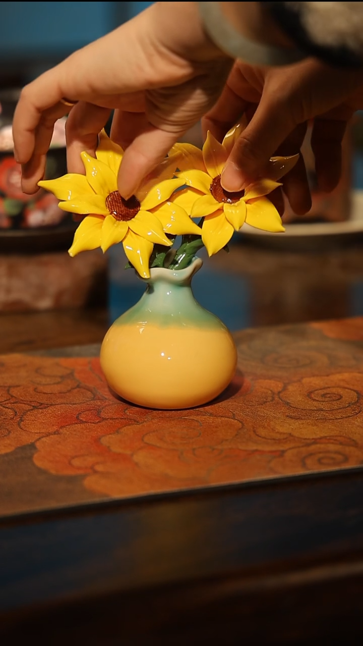 陶瓷景德镇高温釉下彩手工手绘款式@G100@