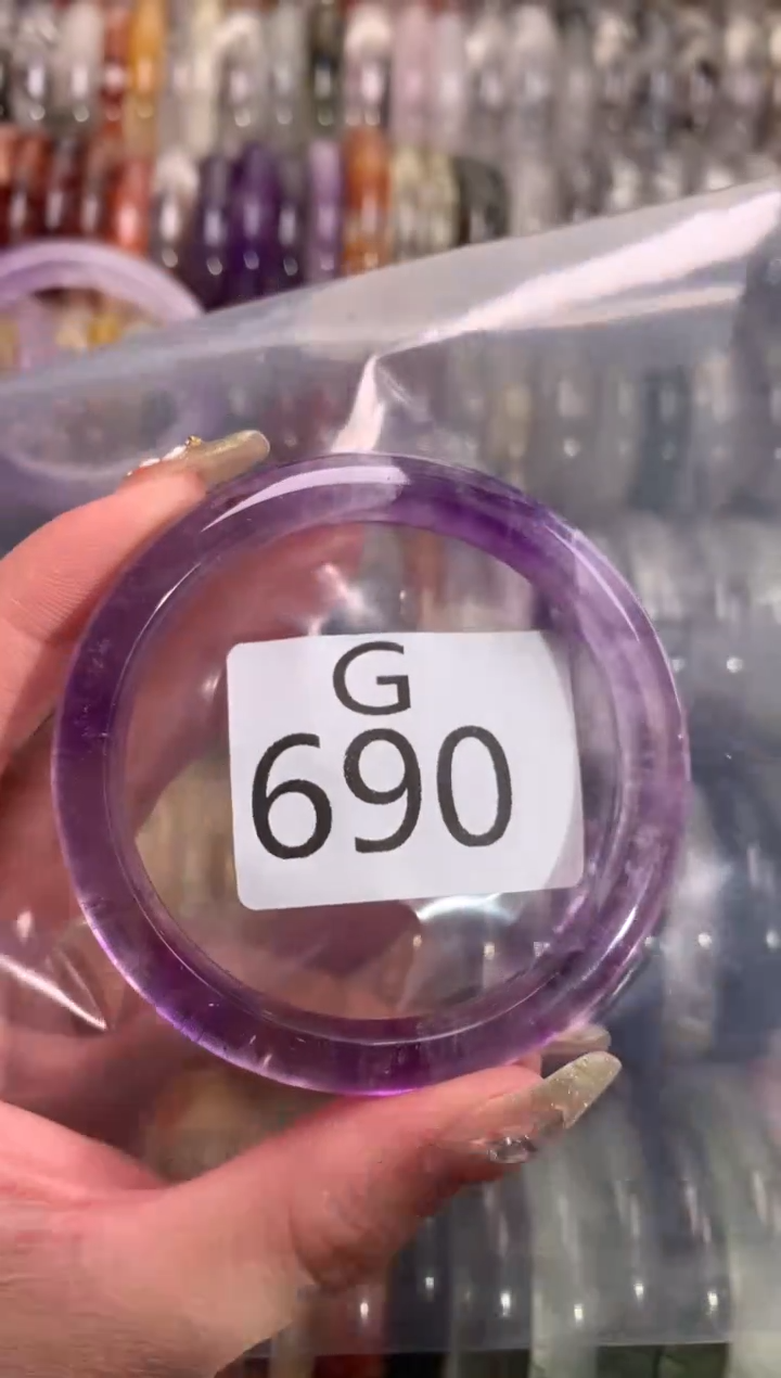 【闪购商品】水晶水晶手镯未镶嵌690-54