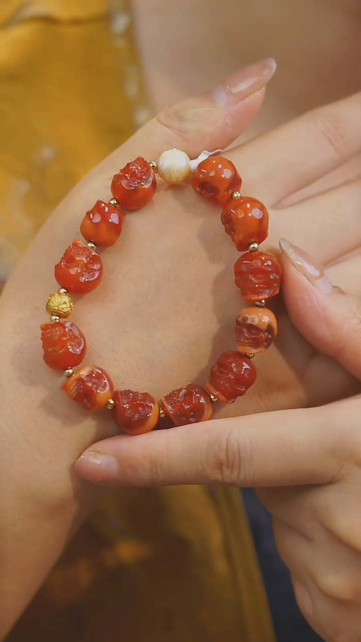 【闪购商品】玛瑙/玉髓手串未镶嵌多样性发其一