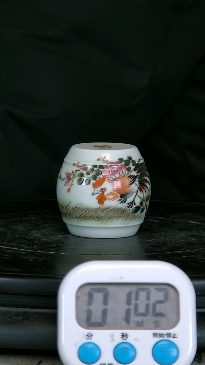 【闪购商品】摆件粉彩精绘打吉图摆件