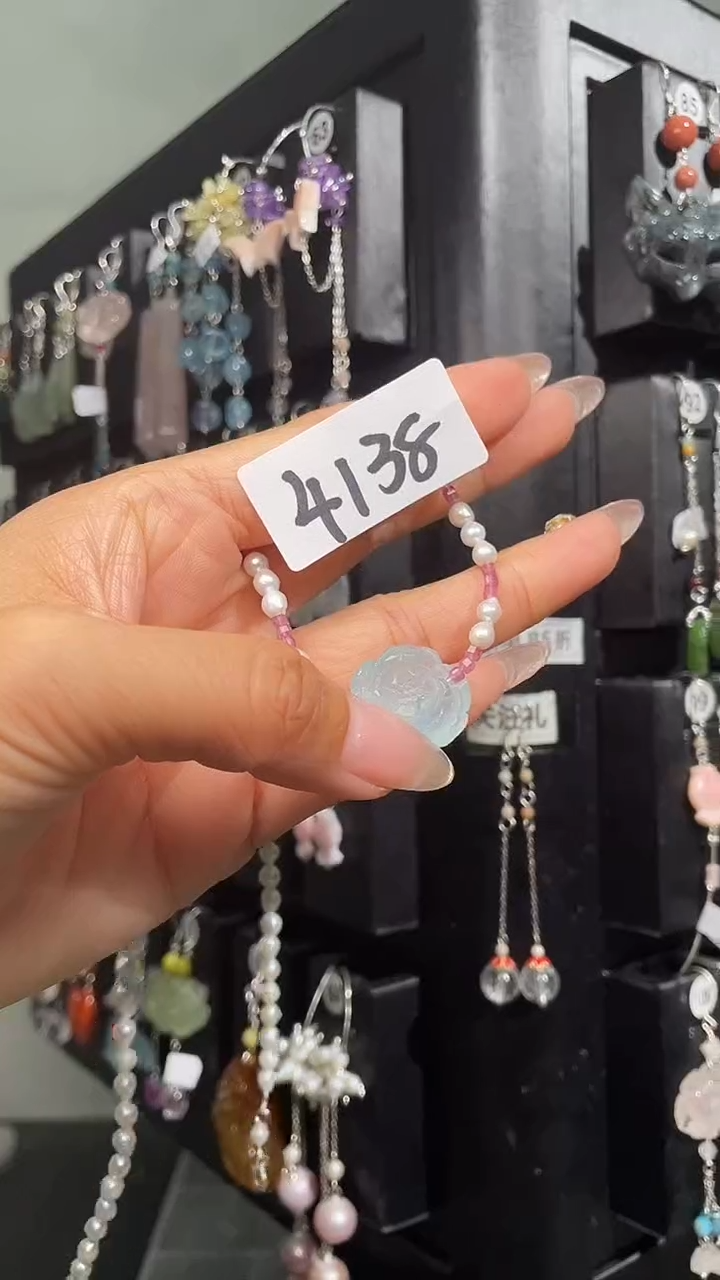 紫晶耳饰银S925镶嵌喜欢拍