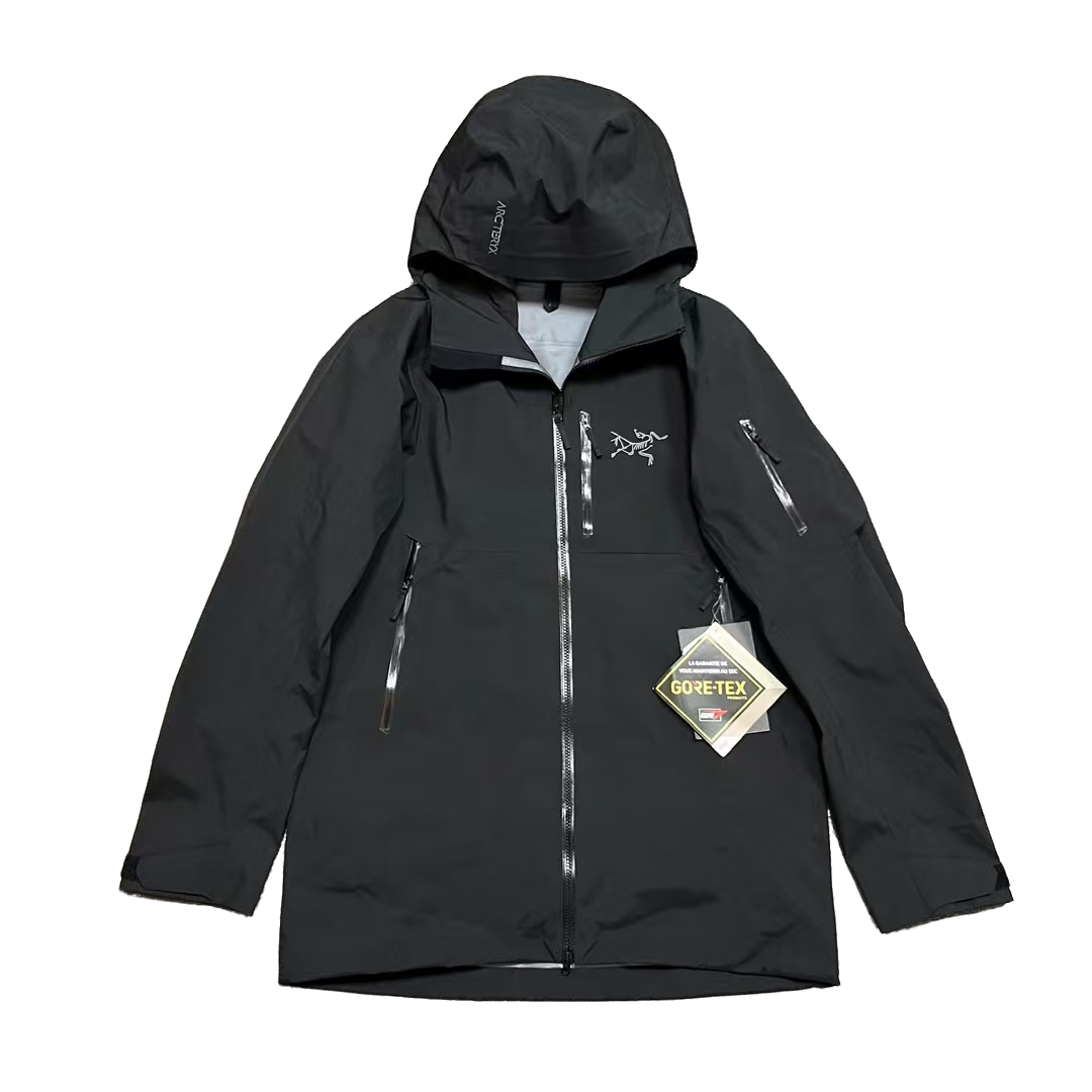 未使用 ARC'TERYX/始祖鸟  黑色滑雪服冲锋衣夹克 M码