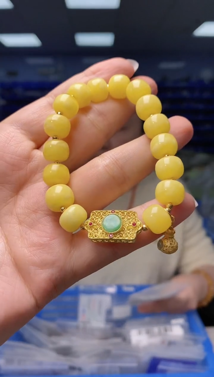 【闪购商品】蜜蜡手链未镶嵌  DSL8495