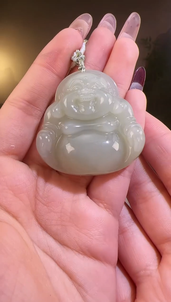 【闪购商品】和田玉颈饰未镶嵌佛公6432