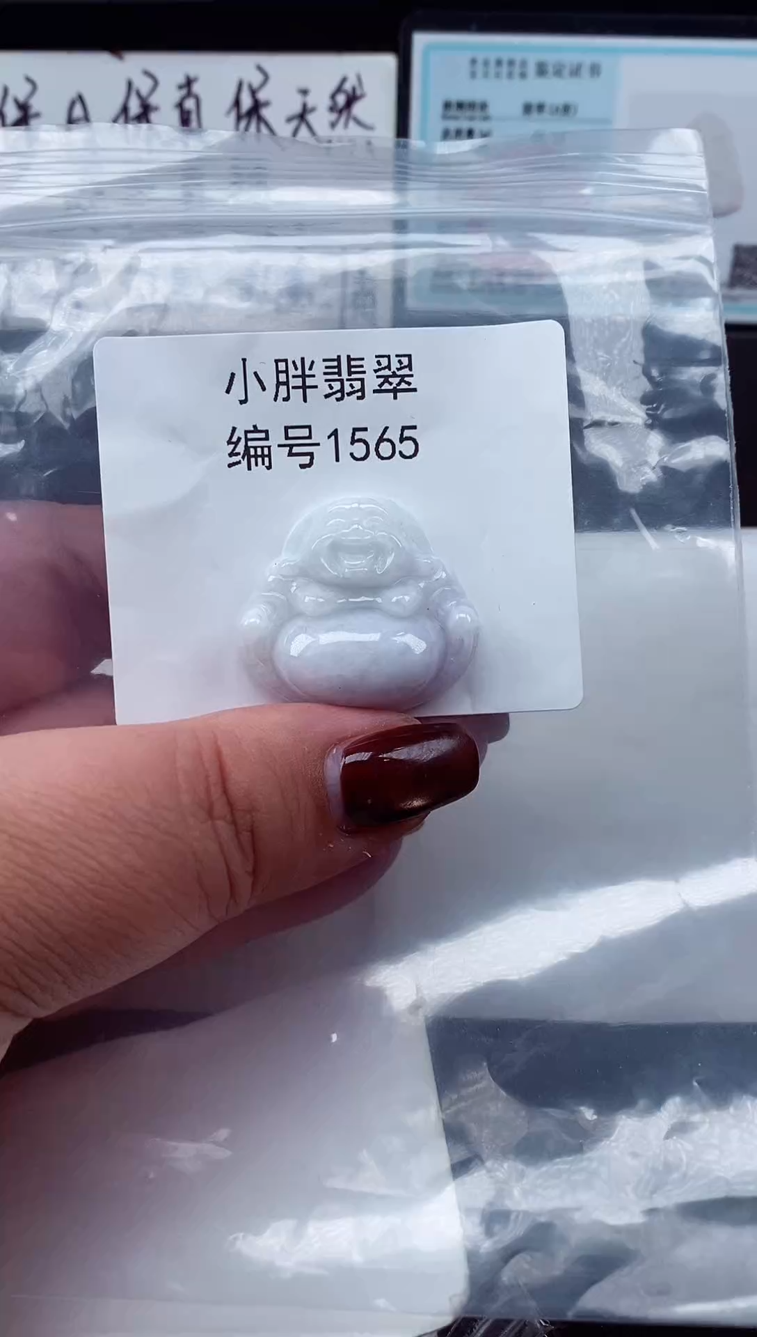 颈饰未镶嵌翡翠缅甸天然A货翡翠1565